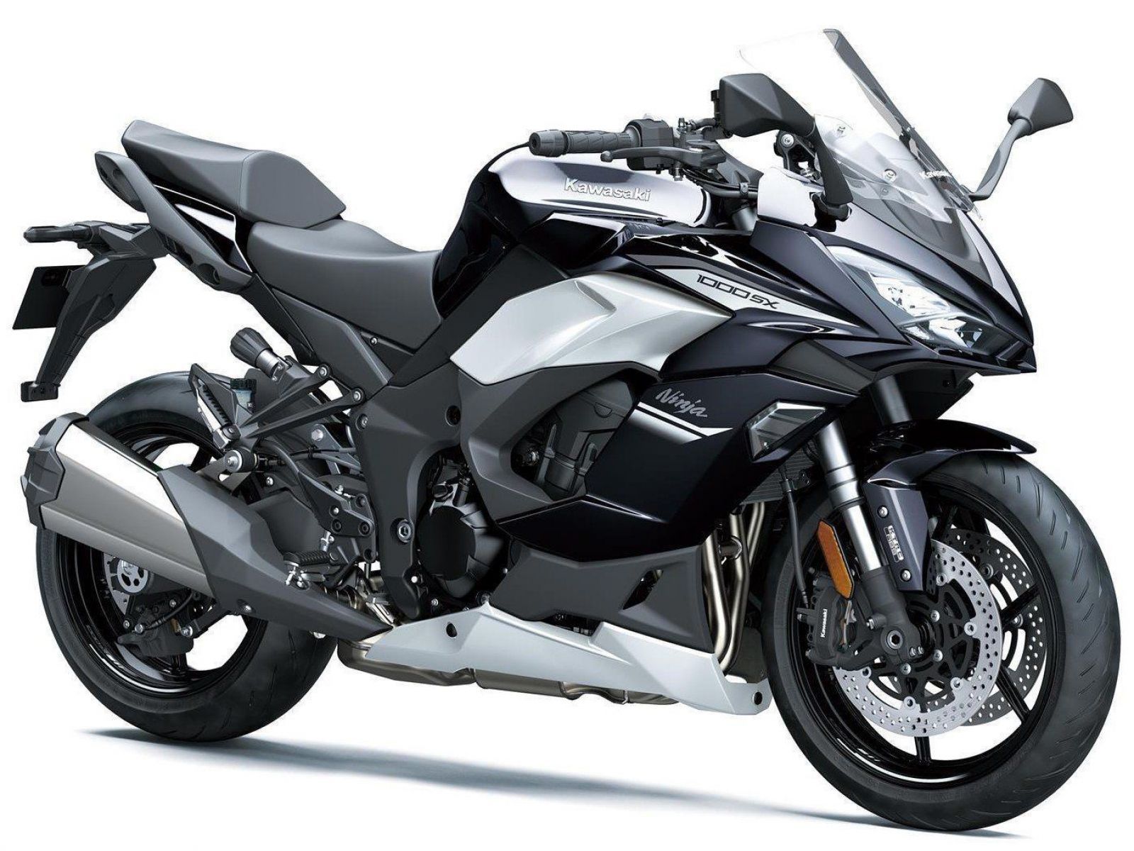 Мотоцикл KAWASAKI NINJA 1000SX - Metallic Diablo Black/Pearl Robotic White '2022